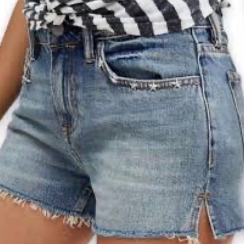 Cool All Saints shorts- with star embellishment on the pockets-size 27